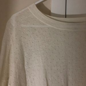 Madewell Sweaters - Madewell White Sweater - Size Medium Madewell Sweaters - Madewell White Sweater - Size Medium